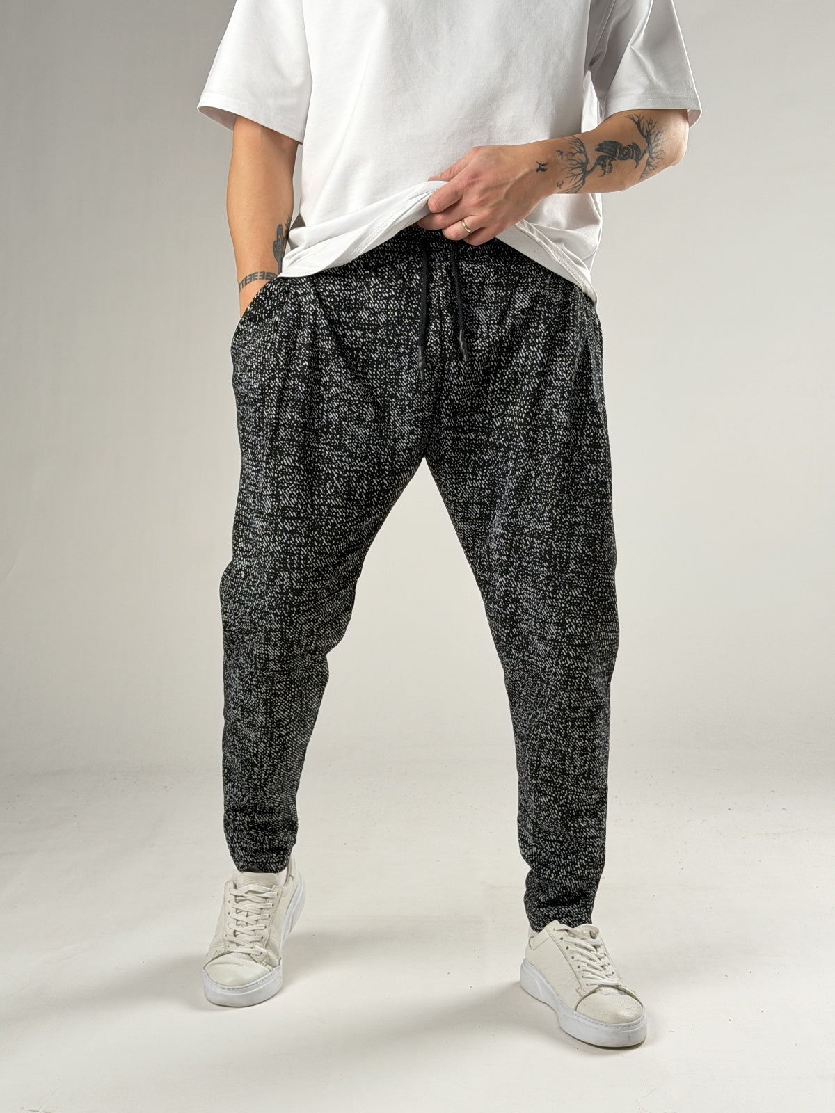 Urban Black Style Havuç Kesim Pantolon