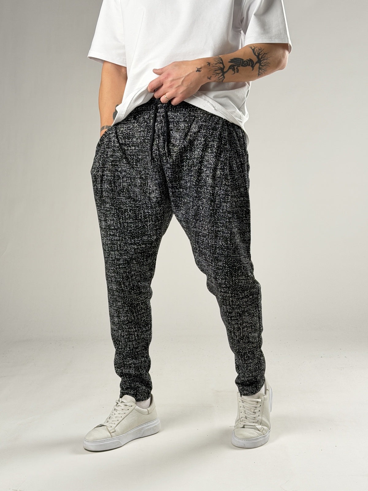 Urban Black Style Havuç Kesim Pantolon