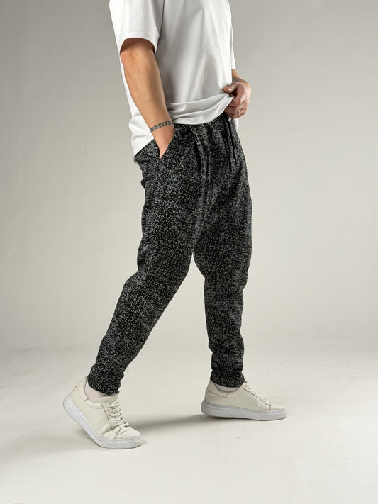 Urban Black Style Havuç Kesim Pantolon