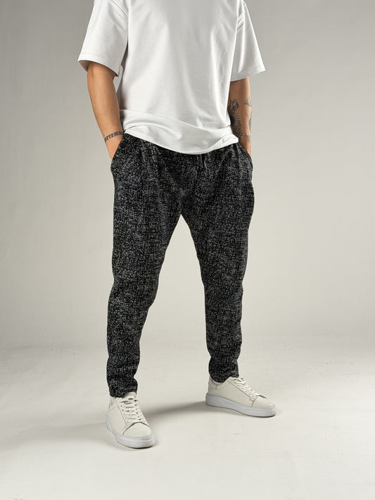 Urban Black Style Havuç Kesim Pantolon