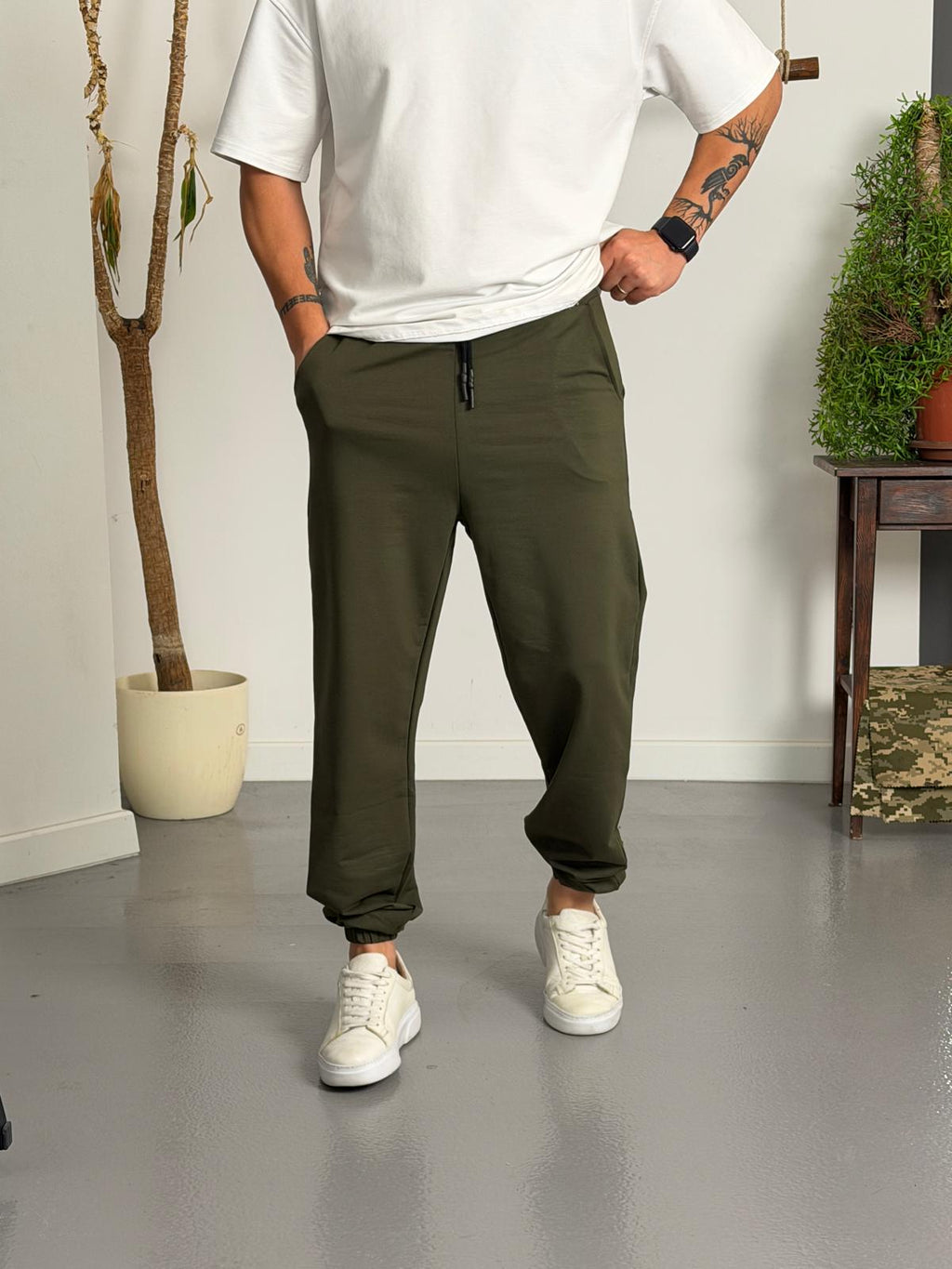 Nomad Haki Jogger Pantolon