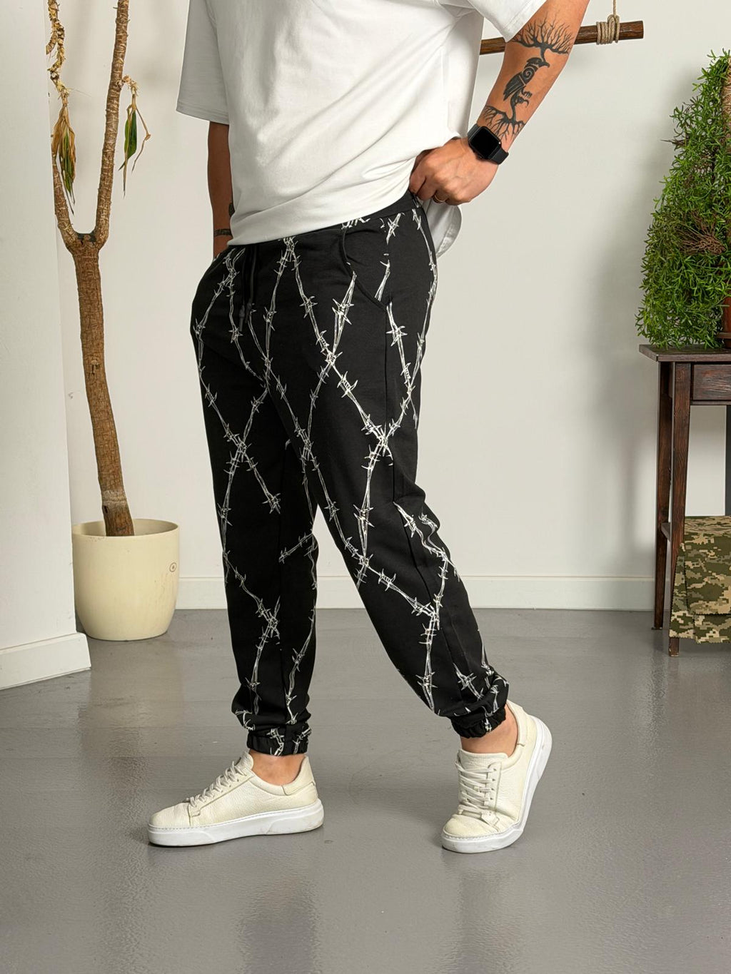 Barbed Wire Jogger Pantolon