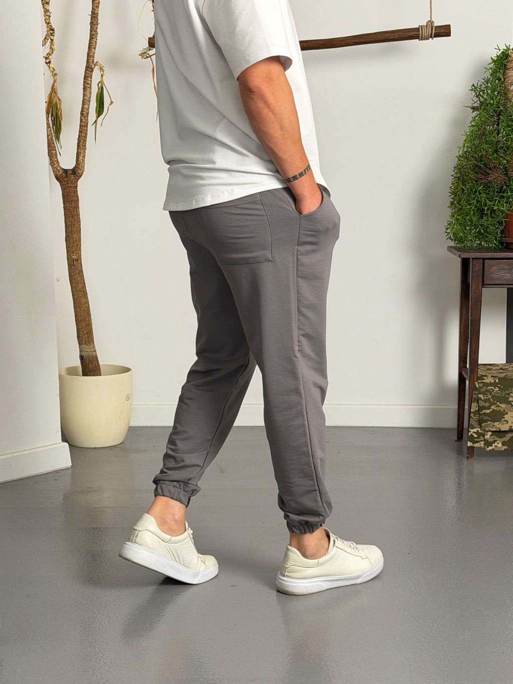 Nomad Gri Jogger Pantolon