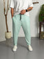 Mint Stripe Pantolon