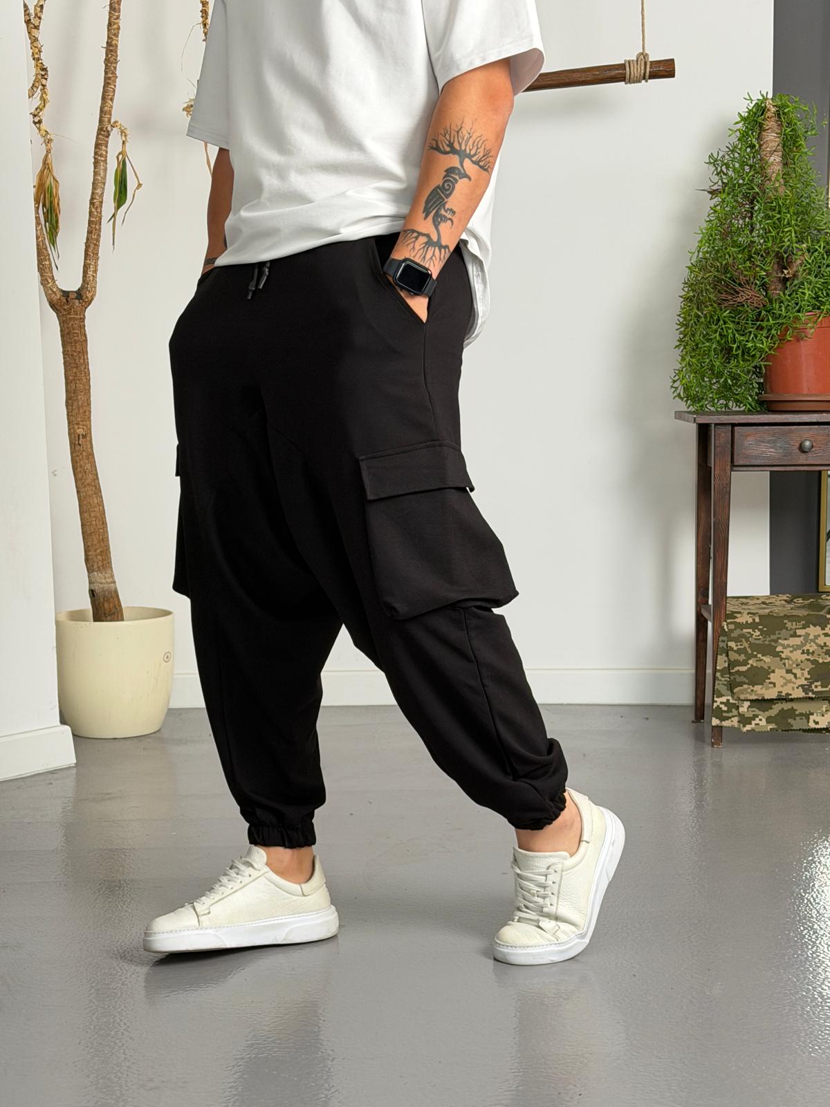 Urban Cargo Siyah Şalvar Pantolon