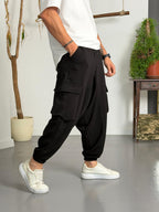 Urban Cargo Siyah Şalvar Pantolon