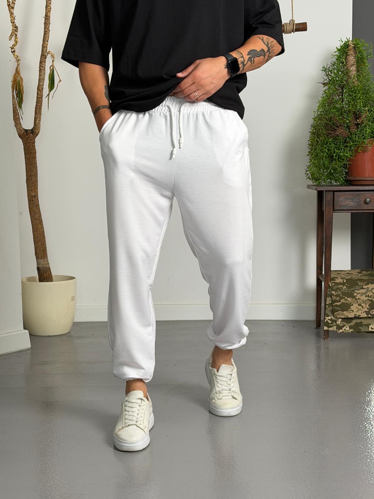 Nomad Beyaz Jogger Pantolon Ürün ana görseli