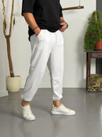 Nomad Beyaz Jogger Pantolon