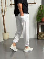Nomad Beyaz Jogger Pantolon