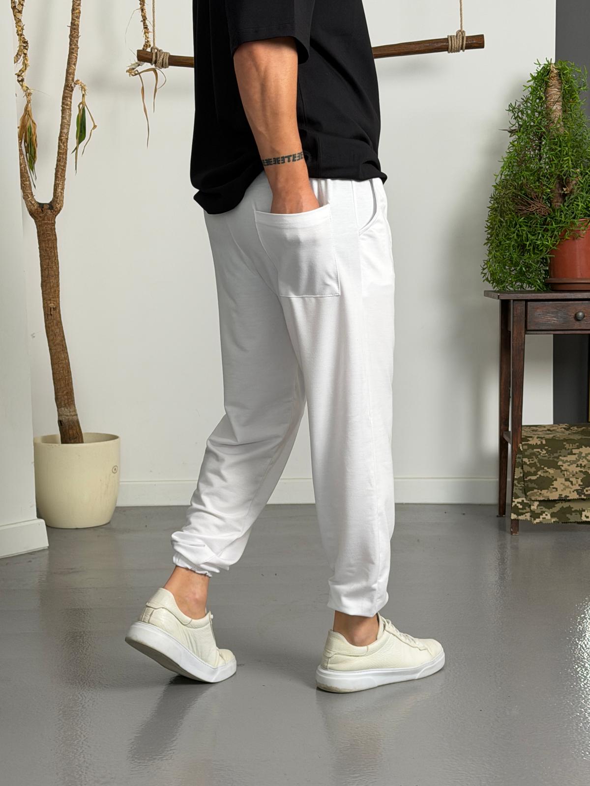 Nomad Beyaz Jogger Pantolon