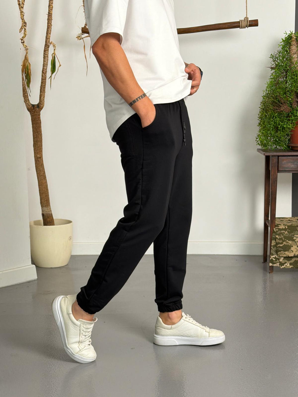 Nomad Siyah Jogger Pantolon