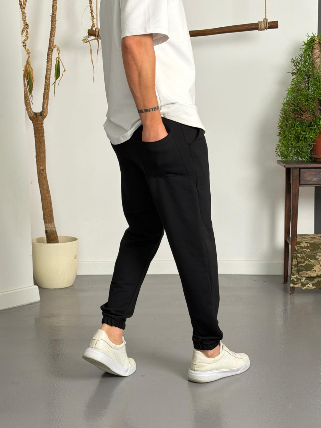 Nomad Siyah Jogger Pantolon
