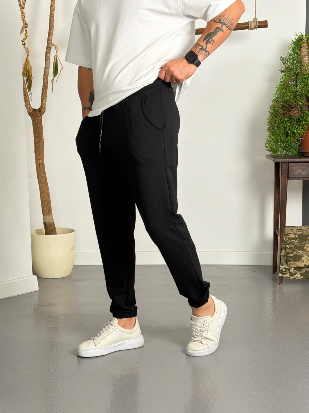 Nomad Siyah Jogger Pantolon