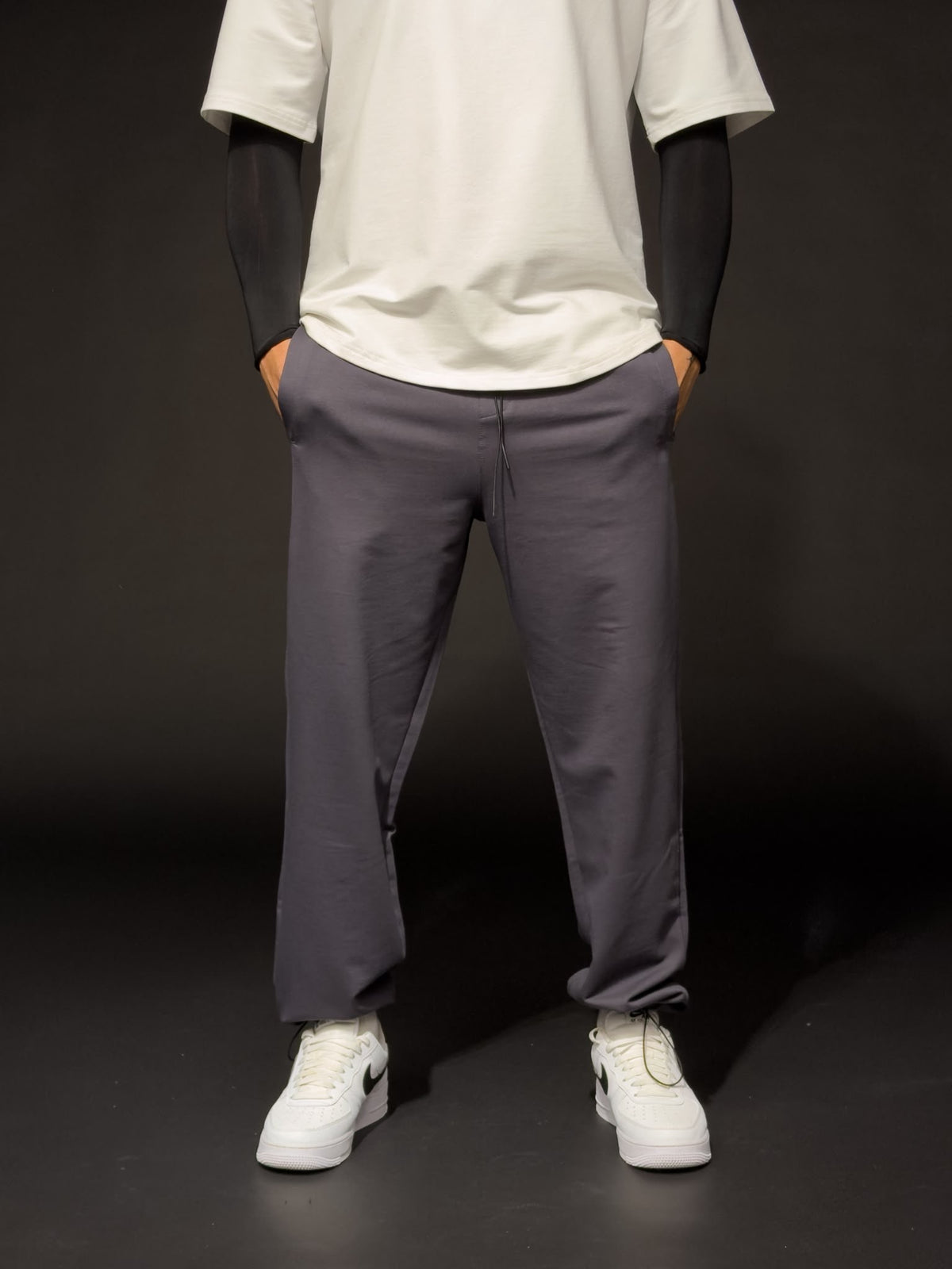 Essential Slate Füme Jogger Pantolon