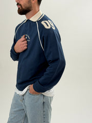 Retro Athletic Lacivert Sweatshirt