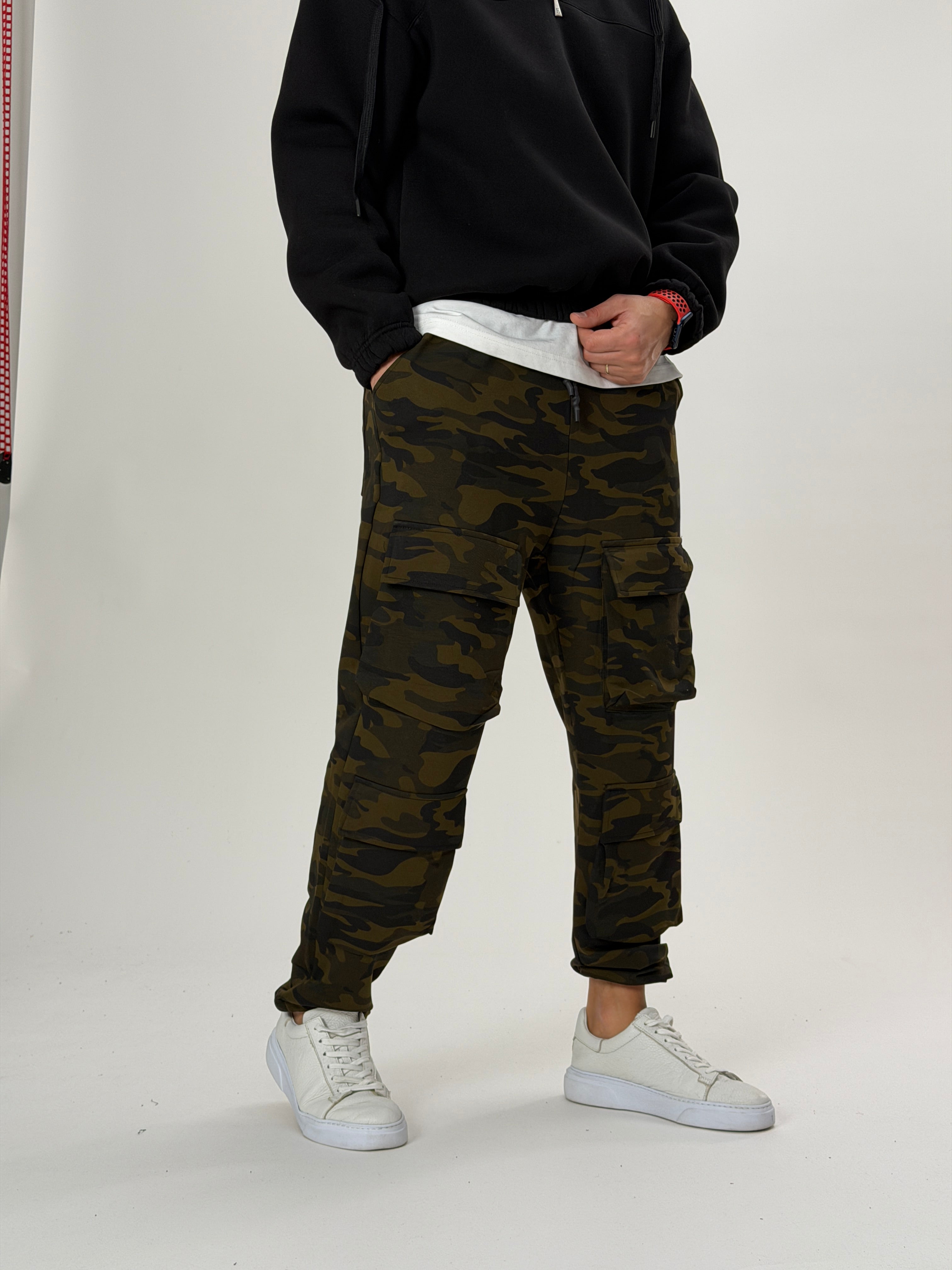 Soldier Kamuflaj Cepli Jogger Pantolon
