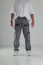 Premium Gri Kargo Pantolon