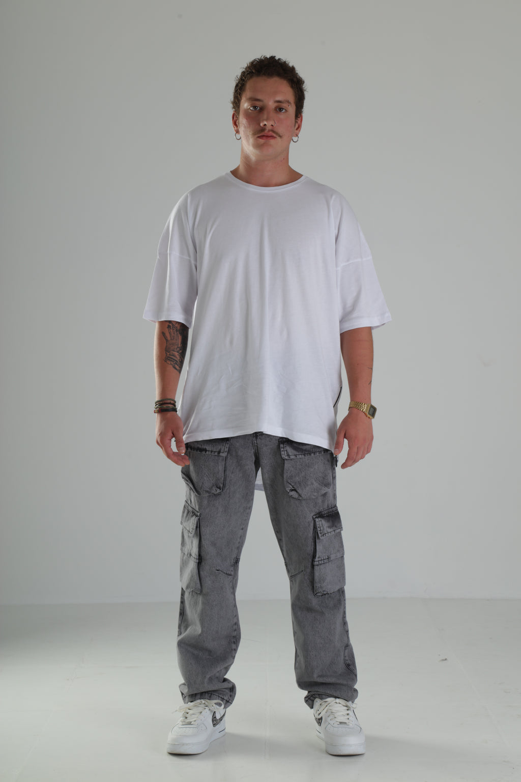 Premium Gri Kargo Pantolon