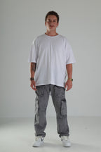 Premium Gri Kargo Pantolon