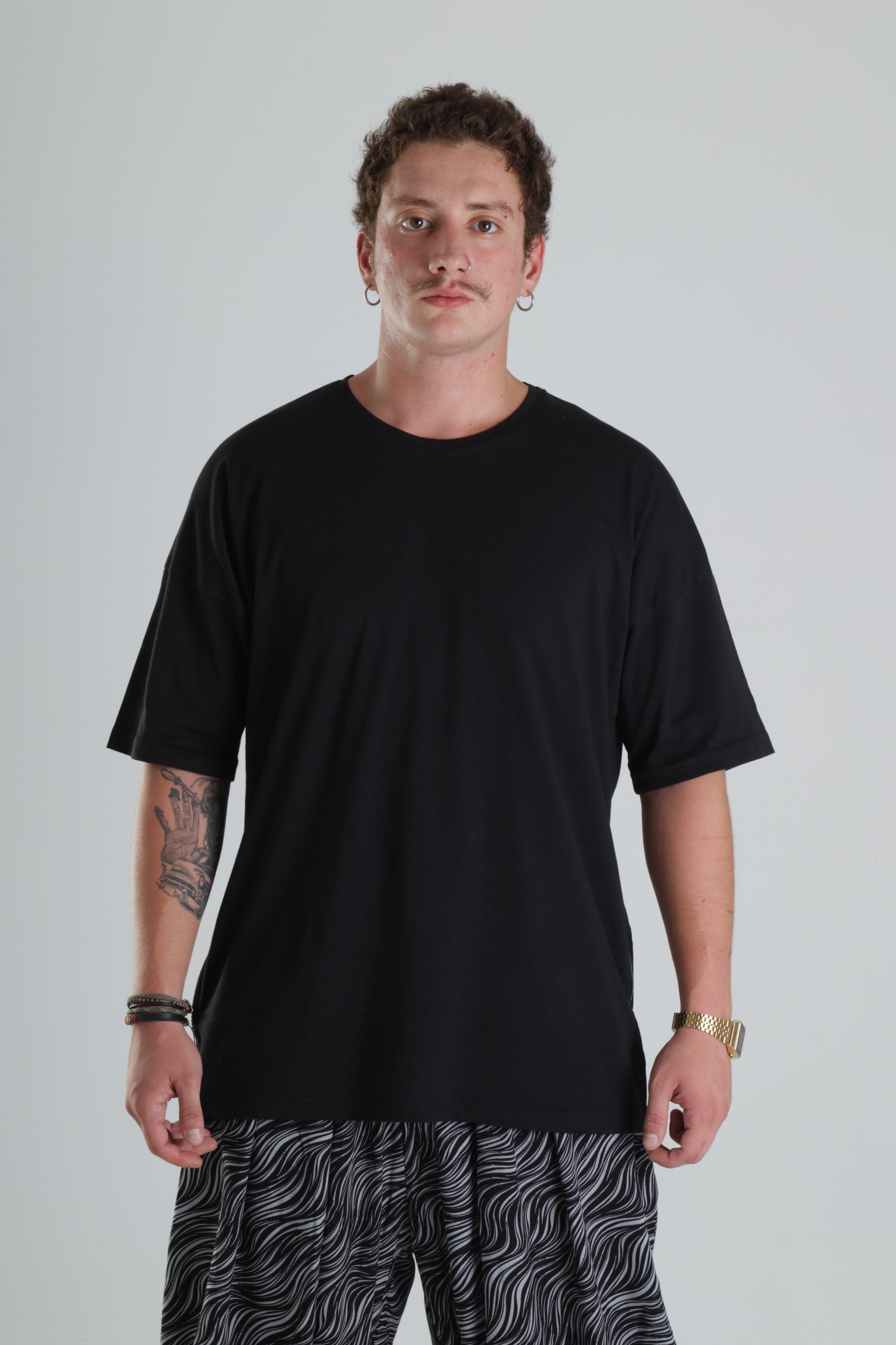 Basic Oversize T-Shirt - Siyah Ürün ana görseli
