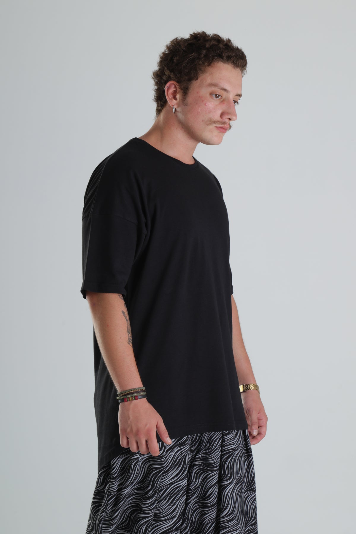 Basic Oversize T-Shirt - Siyah